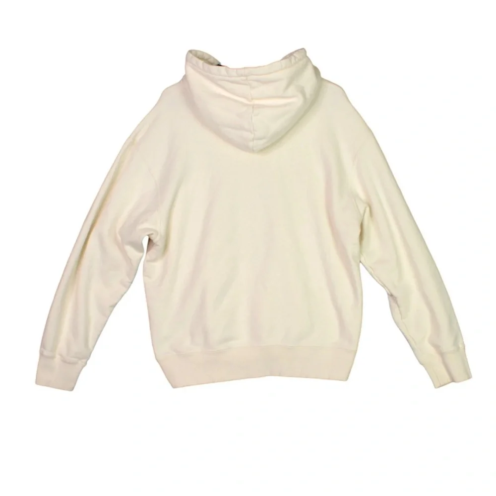 Adidas Mike Monster Inc Hoodie Size L Cream Hooded Sweatshirt Fleece Unisex